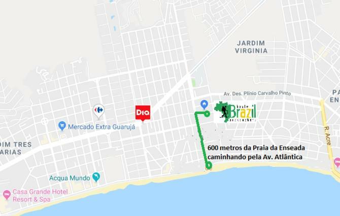 Pousada Hostel Brazil Backpackers Гуаружа Екстериор снимка